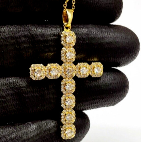 Collana croce ricoperto - collana,