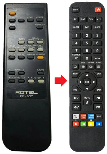 Telecomando adatto per - , rotel