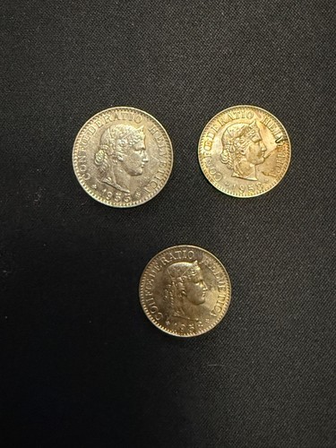 Lotto monete svizzera epoca - lotto,