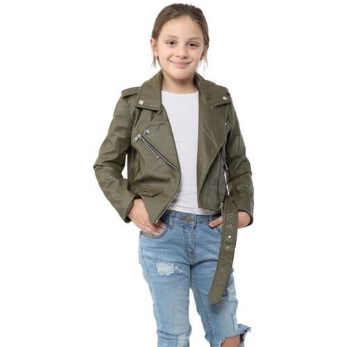 Giubbotti pelle khaki - in,