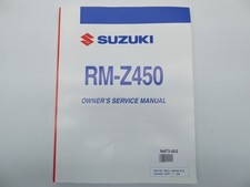Suzuki RM-Z 450 2008 Owners