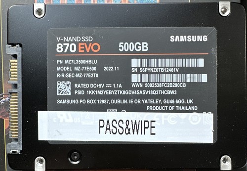 Samsung 870 evo - samsung, ssd