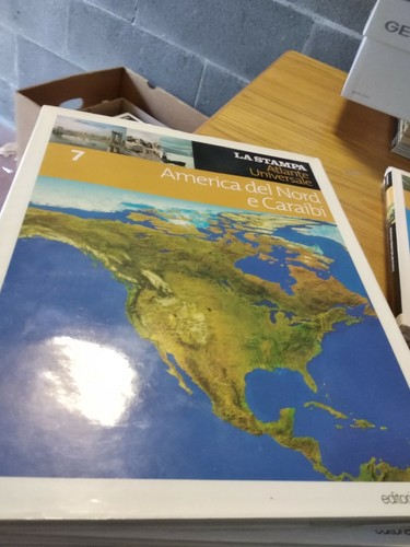 Stampa atlante universale - atlante,