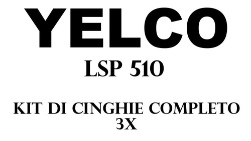 Kit cinghie ricambio x - cinghie,