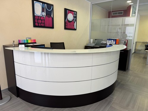 Bancone reception per ufficio - bancone,