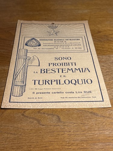 Insegna sono proibiti - proibiti, ala