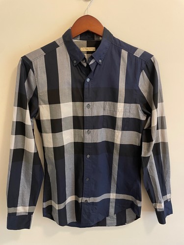 Camicia uomo burberry - uomo, blu