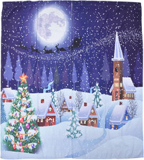 Tende Natalizie per Casa Decorazione Tende,Tende Natalizie Design Classico Stamp