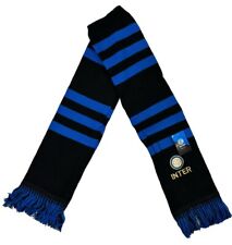 Sciarpa INTER Ufficiale Lana Acrilico Tubolare Invernale Ricamata