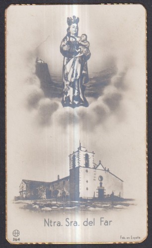 Santino antico madonna - santino, la