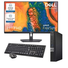 Postazione Completa Dell OptiPlex 7050 Mini PC con Monitor da 27", Tastiera e...