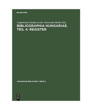 Bibliographia Hungariae. Teil