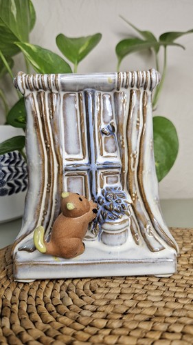 Emson pottery dog - pottery,