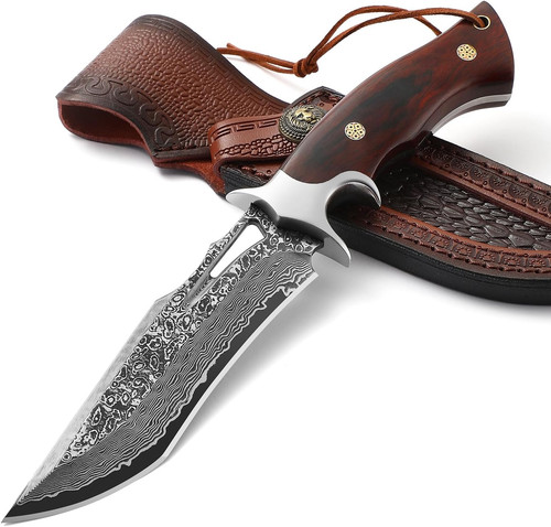 Coltello caccia damasco - caccia,