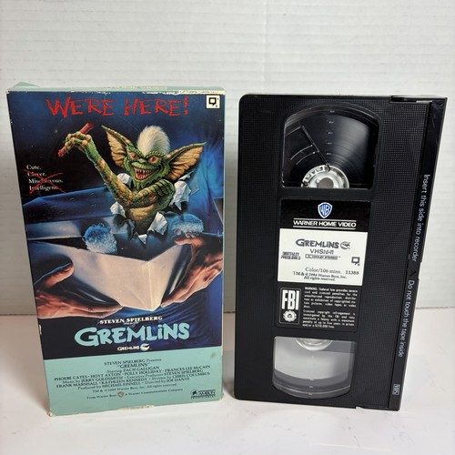 Gremlins vhs 1985 amblin - gremlins,