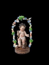 👦Presepe Napoletano BAMBINELLO Neapolitan  Crib KRIPPEN,CRECHE,BELEN,PASTORI