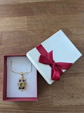 Collier Ciondolo tartaruga Bijoux zirconi multicolor alta qualità.