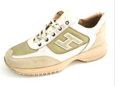 HOGAN Sneakers Verde Tela