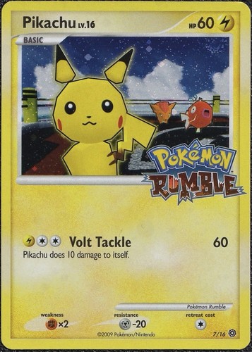 Pikachu rumble holo promo - holo,
