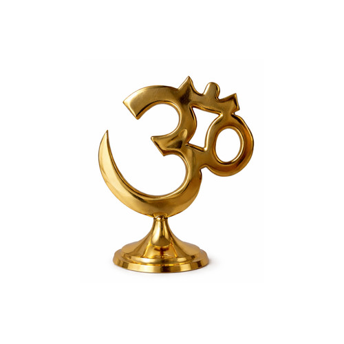 Brass symbol statue 14cm - brass,