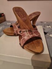 Zoccoli Mule Legno Café Noir 37