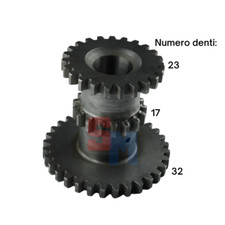 INGRANAGGIO TRIPLO ad. MOTOCOLTIVATORE SUPER SPECIAL 140 GOLDONI DENTI 32 17 23 