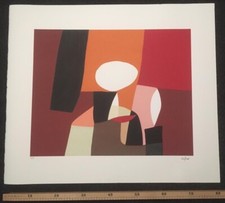 Afro Basaldella Le flacon serigrafia postuma