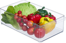 Organizer Da Frigorifero, Contenitore Da Cucina, Box per Alimenti, 10X20,5X36,5 