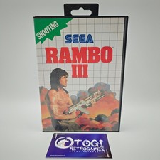 RAMBO III SEGA MASTER SYSTEM PAL EUR