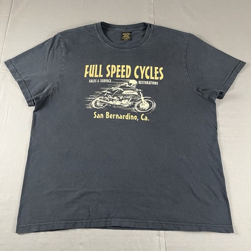 Vtg full speed cycles - full, black