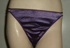 CULOTTE SLIP TANGA RASO VIOLA TAGLIA 7 USA SEXY LINGERIE INTIMO