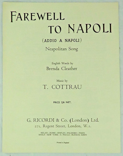 Farewell napoli cottrau - farewell,
