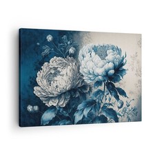 Quadro su Tela 70x50cm Fiori