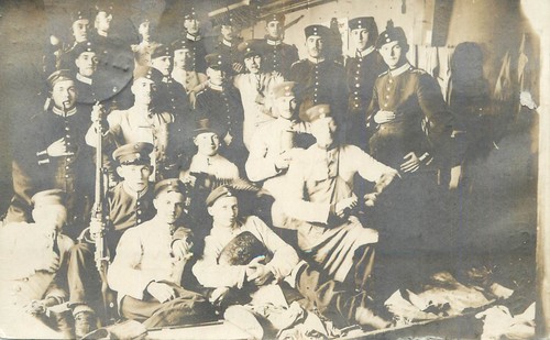 B622 ww1 cartolina gruppo - ww1,