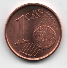 1 eurocent SPAGNA 1999 lotto di 20 MONETE in qualità fior di conio