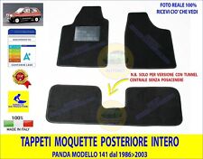 Tappetini per Panda 141 141A Tappeti auto su misura set antiscivolo battitacco 