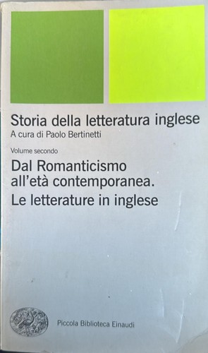 Storia della letteratura - della,