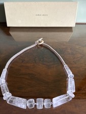 Collana cristallo GIORGIO ARMANI lunghezza totale 31” 79 cm