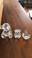 three pieces of swarovski