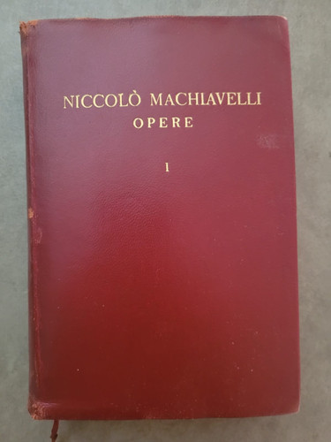 Niccolò macchiavelli vol - niccolò, 1