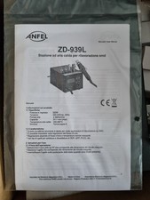 STAZIONE ZD-939L SALDANTE DISSALDANTE ARIA CALDA SALDATORE DISSALDATORE SMD