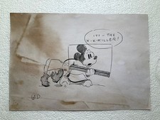 WALT DISNEY disegno e quadro