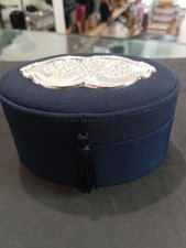 Scatola Portagioie Con Placca Argento 