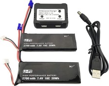 2PCS 7.4V 2700mAh Drone