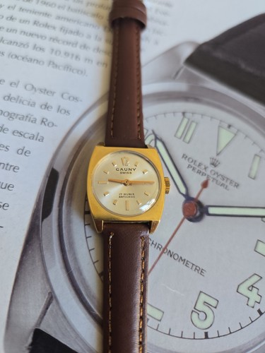 Reloj vintage cauny 17rubis - cauny,
