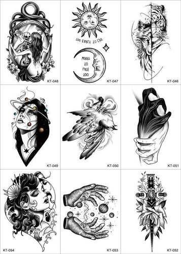 Fogli tatuaggio temporaneo - 8,