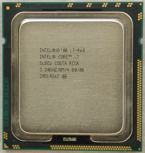 Intel core 960 cpu 2 - i7-960, ghz