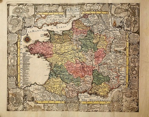 Grande antica carta - grande, e