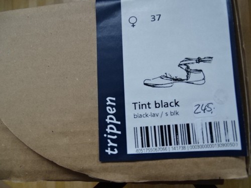 Trippen ballerina piatta - , nera
