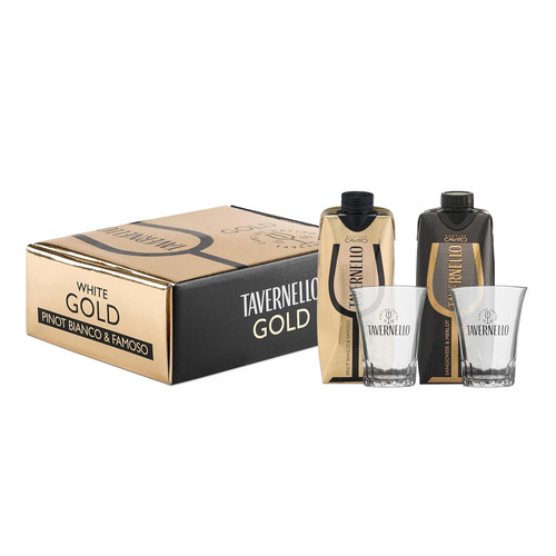 Gold cofanetto con white - gold, e